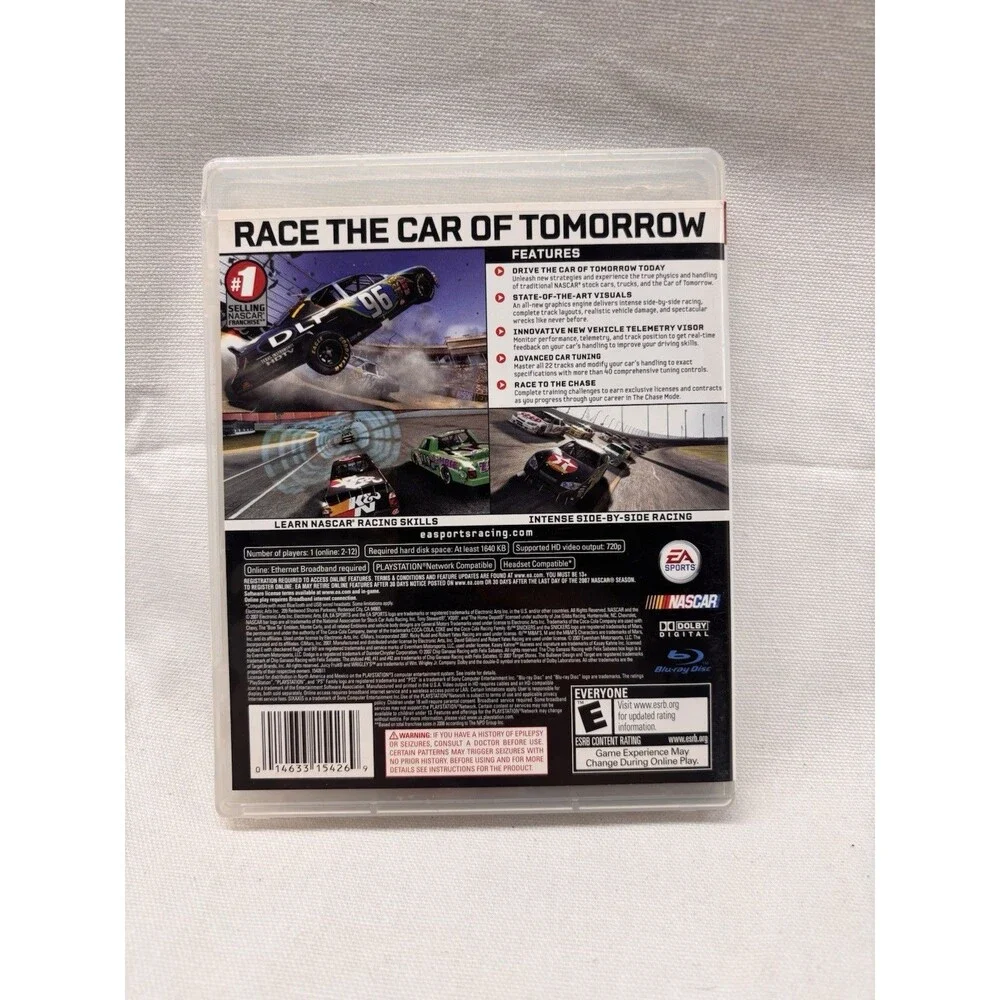 NASCAR 08 PS3 PlayStation 3 Complete CIB Tested Working EA Sports Racing Game